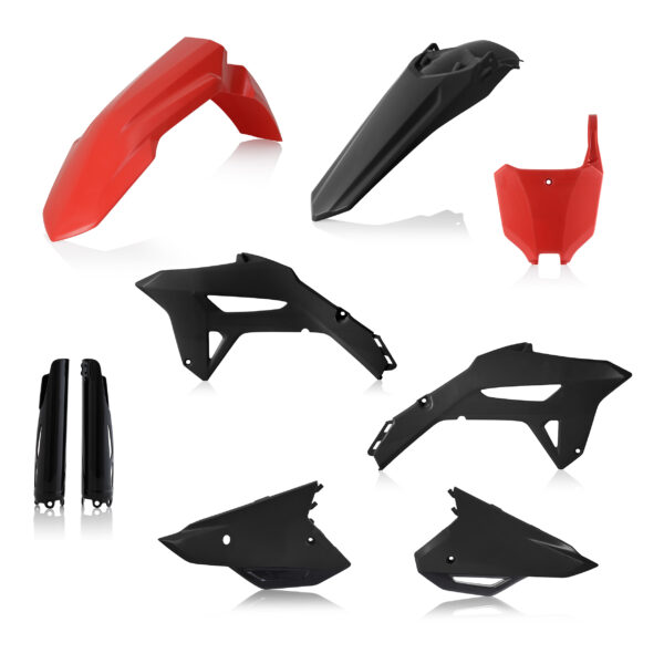 ACERBIS PLASTIC KIT- FULL HON RED/BLACK - 2858921042