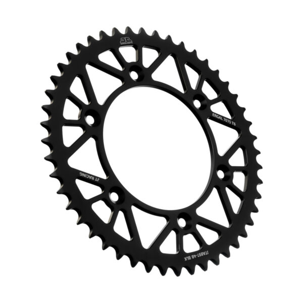 JT REAR RACELITE SPROCKET ALUM 48T-520 BLK HUS/HUSQ/KTM - JTA897.48BLK