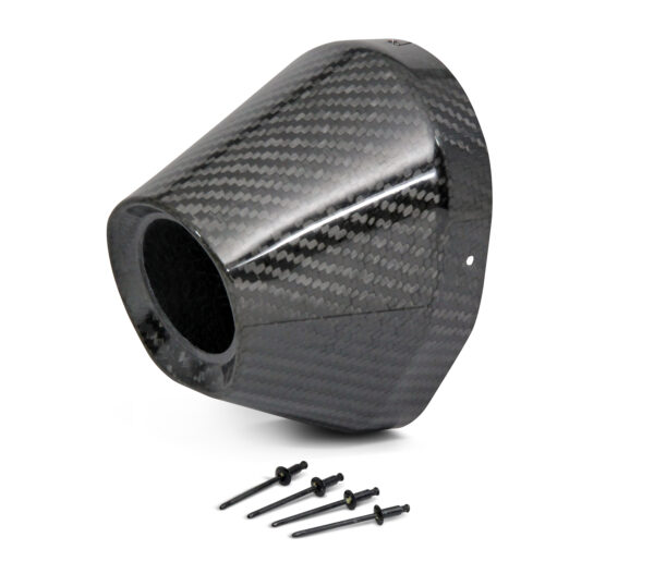 PRO CIRCUIT CARBON END CAP 4.5" HOLE 1 3/4 TI5/TI6 CAP/RIVETS - PC4022-0001