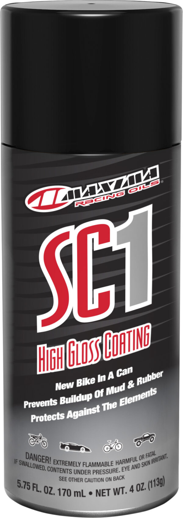 MAXIMA HIGH GLOSS SC1 CLEAR COAT SILICONE SPRAY 4 OZ - 78904