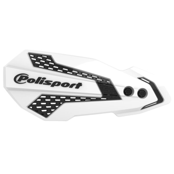 POLISPORT MX FLOW HANDGUARDS WHITE/BLACK - 8308200007