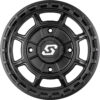 SEDONA RIFT WHEEL 14X7 4/110 5+2 (+10MM) BLACK - A22B-47011+10S - Image 3