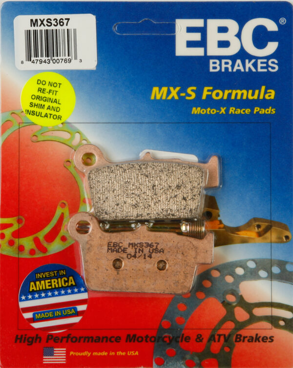 EBC BRAKE PADS - MXS367