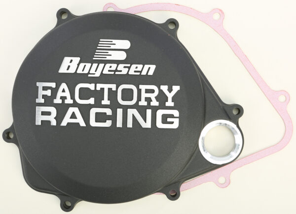 BOYESEN FACTORY RACING CLUTCH COVER BLACK - CC-06CB