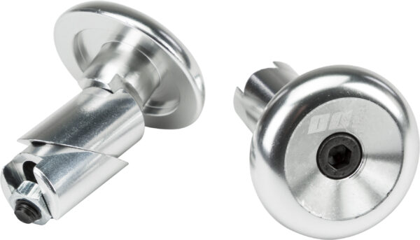 ODI ALUMINUM BAR END PLUGS SILVER - F71APS