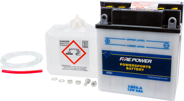 FIRE POWER BATTERY W/ACID CB9A-A 12V HEAVY DUTY - CB9A-A