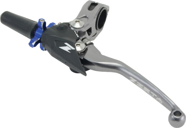 ZETA PIVOT PERCH FP 4-FINGER TITANIUM/BLUE - ZE43-2411