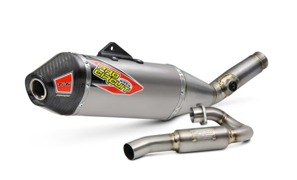 PRO CIRCUIT P/C TI-6 EXHAUST SYSTEM W/CARBON CAP - 0321945F