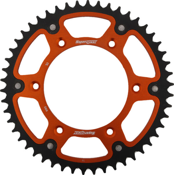 SUPERSPROX REAR STEALTH SPROCKET ALU/STL 50T-520 ORG HUS/HUSQ/KTM - RST-990-50-ORG