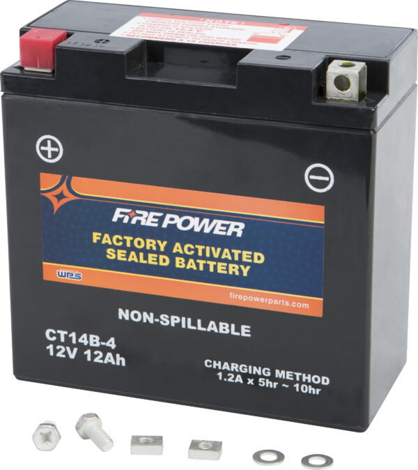 FIRE POWER BATTERY CT14B-4 CT14B SEALED FACTORY ACTIVATED - CT14B-4