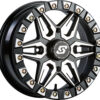 SEDONA SPLIT 6 BDLK WHEEL 15X6 4/137 5+1 (+38MM) BLK/MACHINED - A72M-56037+38S - Image 2