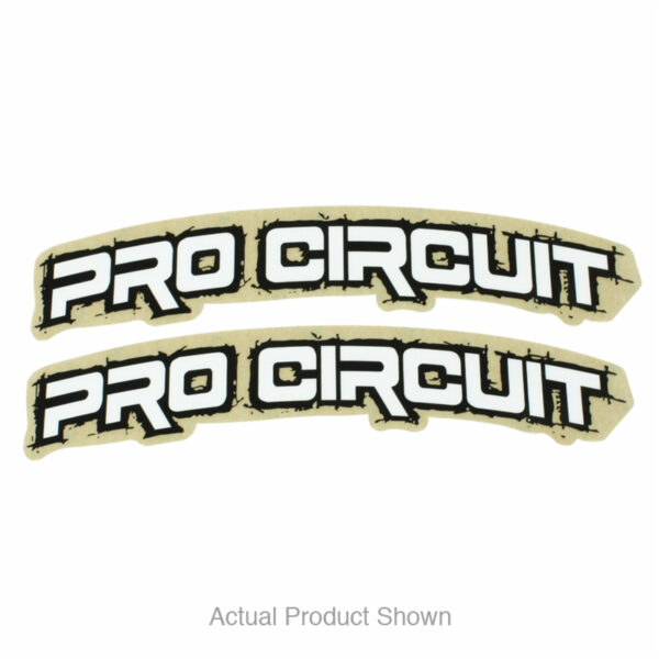 PRO CIRCUIT RETRO FENDER STICKER - DC0010-RETRO