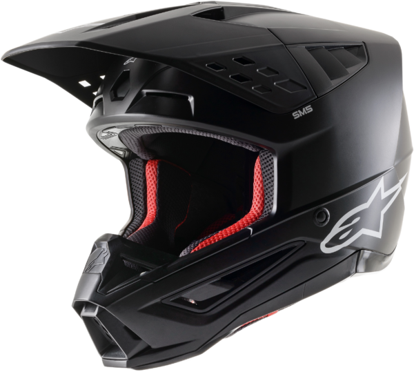 ALPINESTARS S-M5 SOLID HELMET BLACK MATT SM - 8303123-110-S
