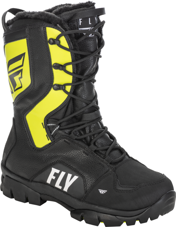 FLY RACING MARKER BOOT BLACK/GREY/HI-VIS SZ 09 - 361-97309