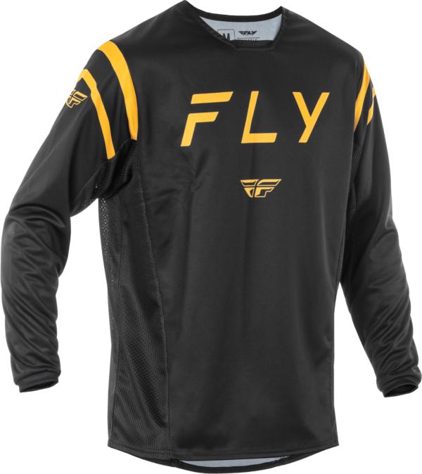 FLY RACING KINETIC CENTER JERSEY BLACK/GOLD MD - 378-520M