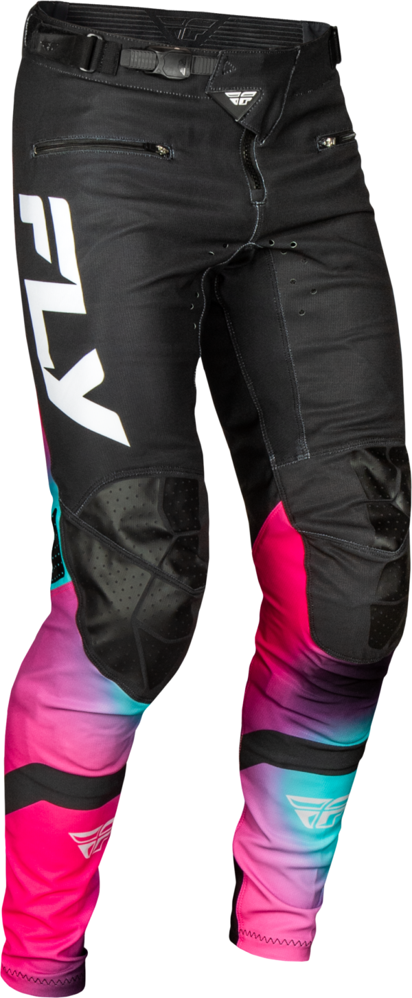 FLY RACING RAYCE BICYCLE PANT CA/NY FUSCHIA/BLACK/TEAL SZ 28 - C378-06128