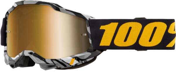 100-PERCENT ACCURI 2 GOGGLE AMBUSH MIRROR TRUE GOLD LENS - 50014-00030