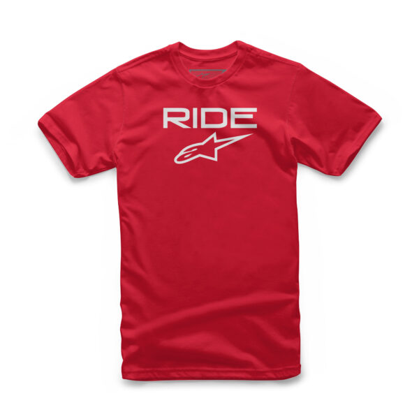 ALPINESTARS RIDE 2.0 TEE RED/WHITE SM - 1038-72000-3020-S