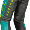 FLY RACING KINETIC MESH KORE PANTS HI-VIS/TEAL/GREY SZ 40 - 377-32640 - Image 2