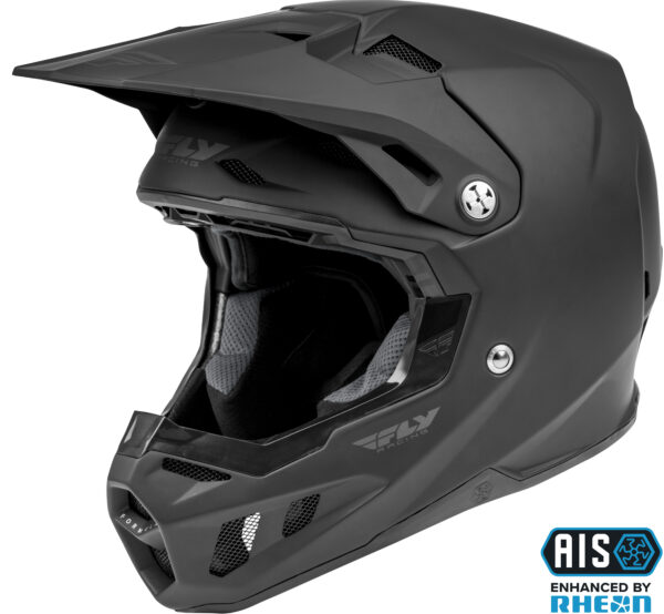 FLY RACING FORMULA CC SOLID HELMET MATTE BLACK XS - 73-4300XS