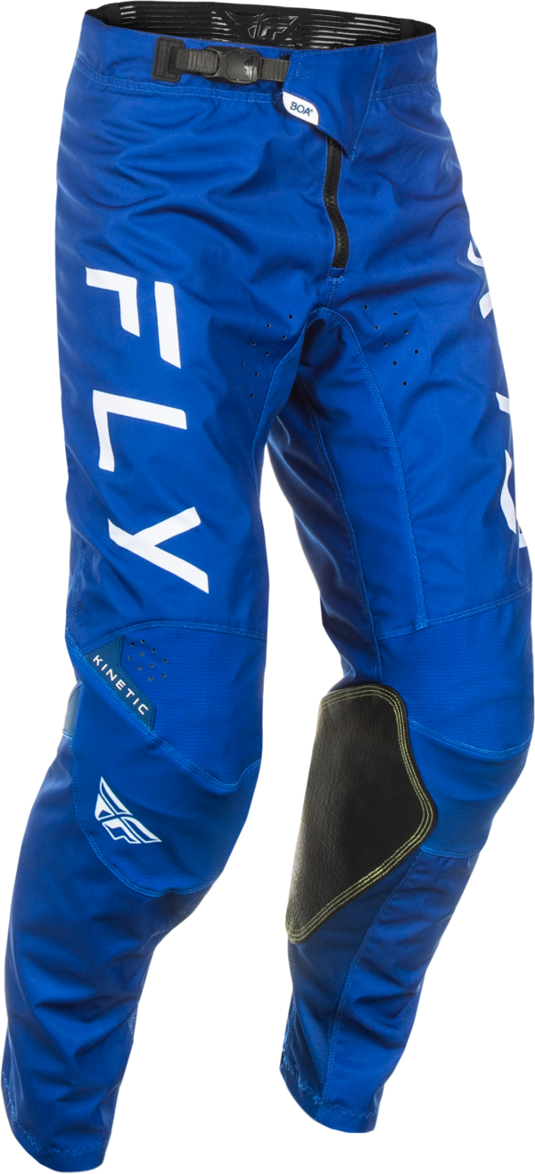 FLY RACING KINETIC CENTER PANTS NAVY/WHITE SZ 40 - 378-53140