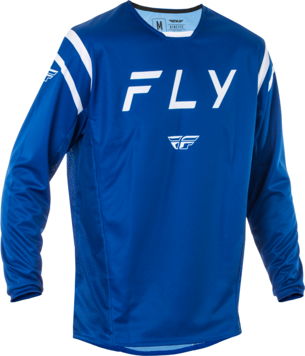 FLY RACING KINETIC CENTER JERSEY NAVY/WHITE XL - 378-521X