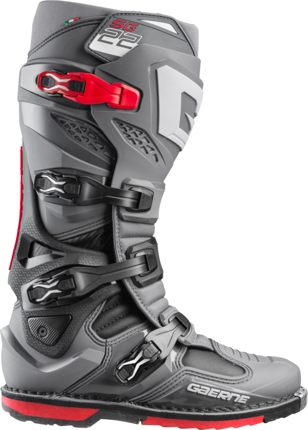 GAERNE SG-22 BOOTS ANTHRACITE/BLACK/RED SZ 07 - 2262-007-07