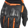 FLY RACING PATROL XC GLOVES ORANGE/BLACK SZ 07 - 372-68707 - Image 2