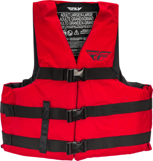 FLY RACING NYLON VEST RED 3X - 112224-100-110-20