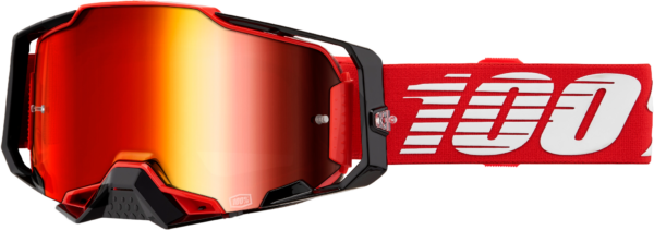 100-PERCENT ARMEGA GOGGLE RED MIRROR RED LENS - 50005-00033