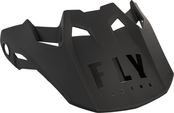 FLY RACING FORMULA CARBON SOLID HELMET VISOR MATTE BLACK CARBON MD-LG - 73-4728M