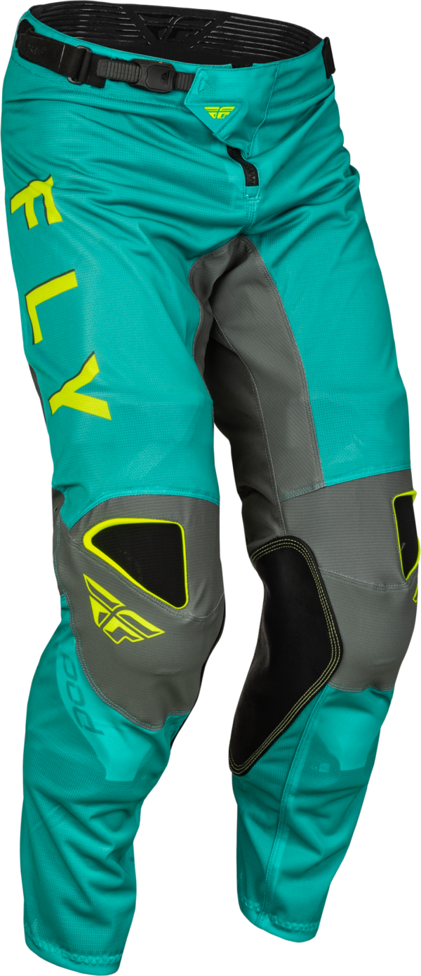 FLY RACING KINETIC MESH KORE PANTS HI-VIS/TEAL/GREY SZ 40 - 377-32640