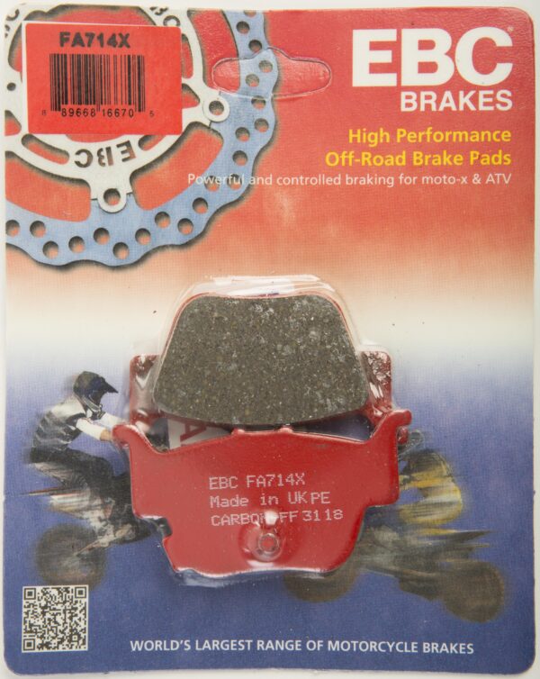 EBC BRAKE PADS FA714X CARBON X SERIES - FA714X