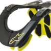 ALPINESTARS BNS TECH-2 NECK SUPPORT BLACK/YELLOW XS-MD - 6500019-155-XS/M - Image 2