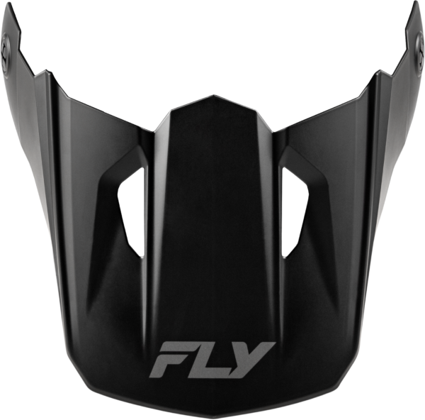 FLY RACING KINETIC SOLID HELMET VISOR MATTE BLACK XS/SM - 73-8678