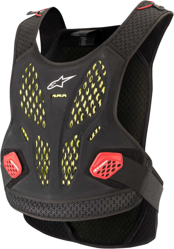 ALPINESTARS SEQUENCE CHEST PROTECTOR BLACK/RED XL/2X - 6701819-143-XL/XXL