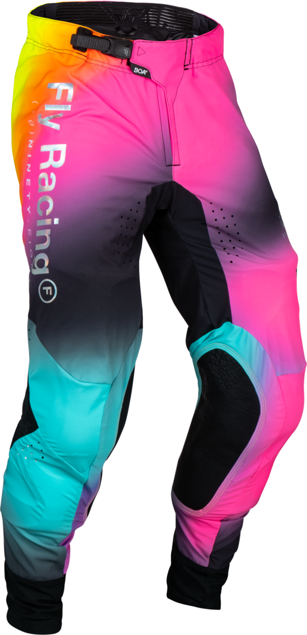 FLY RACING LITE LE LEGACY PANTS FUSCHIA/ELEC BLUE/HI-VIS SZ 30 - 377-73530