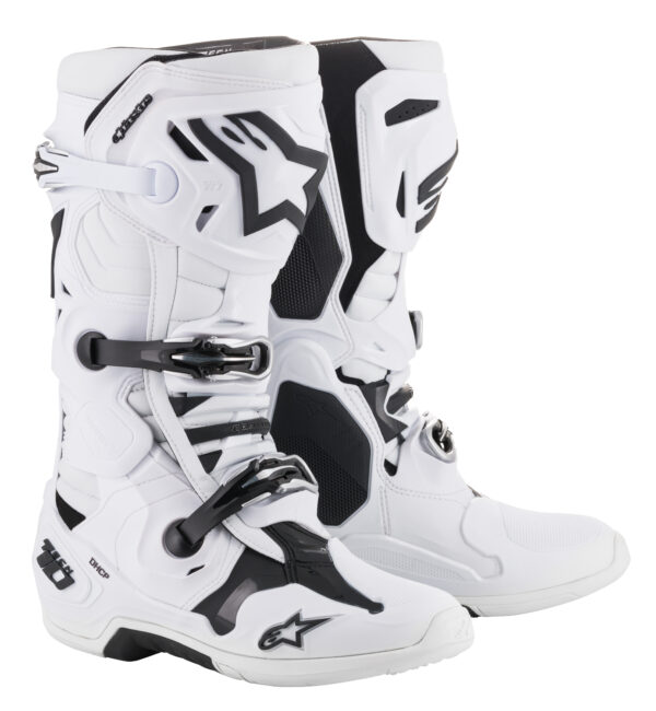 ALPINESTARS TECH 10 BOOTS WHITE SIZE 14 - 2010020-20-14