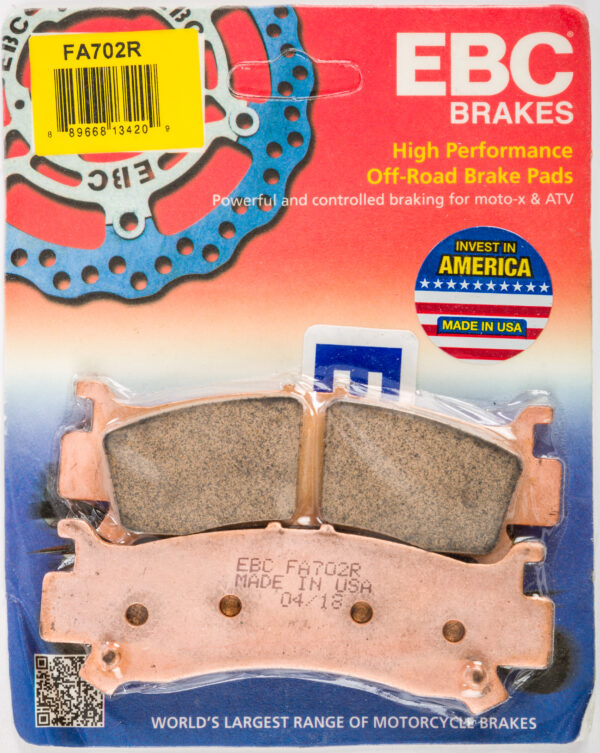 EBC BRAKE PADS FA702R SINTERED R SERIES - FA702R