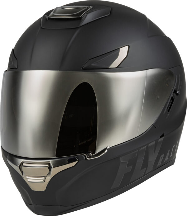 FLY RACING SENTINEL RECON HELMET MATTE BLACK/CHARCOAL CHROME 2X - 73-83912X