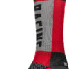 FLY RACING MX SOCKS THICK RED/GREY SM/MD - 350-0550S - Image 3