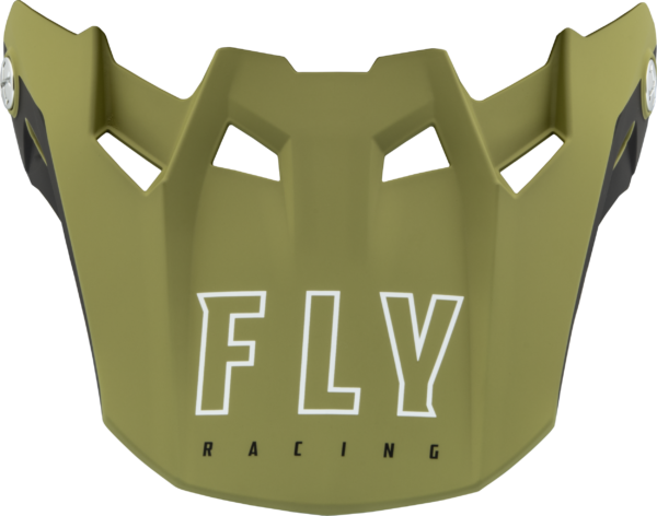 FLY RACING FORMULA CC CENTRUM VISOR MATTE OLIVE GREEN/BLACK MD/LG - 73-47134M