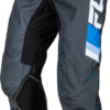 FLY RACING YOUTH KINETIC PRIX PANTS BRIGHT BLUE/CHARCOAL/WHT SZ 18 - 377-43018 - Image 4