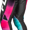 FLY RACING RAYCE BICYCLE PANT CA/NY FUSCHIA/BLACK/TEAL SZ 28 - C378-06128 - Image 2