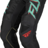 FLY RACING KINETIC S.E. RAVE PANTS BLACK/MINT/RED SZ 34 - 376-53434 - Image 4