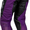 FLY RACING KINETIC MESH RAVE PANTS BLACK/PURPLE/SILVER SZ 40 - 377-32040 - Image 2