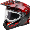 FLY RACING TREKKER CW CONCEAL HELMET ELEC SHLD RED/BLACK XS - 73-31361XS - Image 3