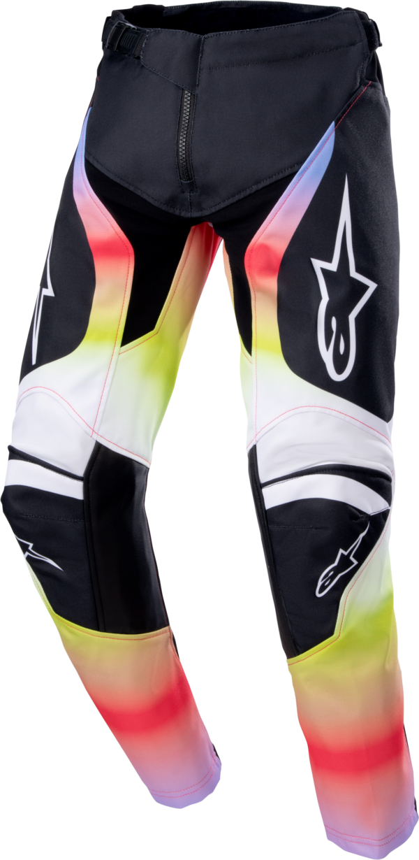 ALPINESTARS YOUTH RACER SEMI PANTS BLACK/MULTI COLOR 22 - 3741523-1152-22