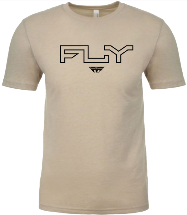 FLY RACING FLY EDGE TEE CREAM 2X - 354-03112X