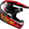 FLY RACING YOUTH KINETIC SCORCHED HELMET RED/BLACK/WHITE YS - A0030639YS - Image 8